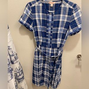 NWOT Brooks Brothers Plaid knee length dress, size 0